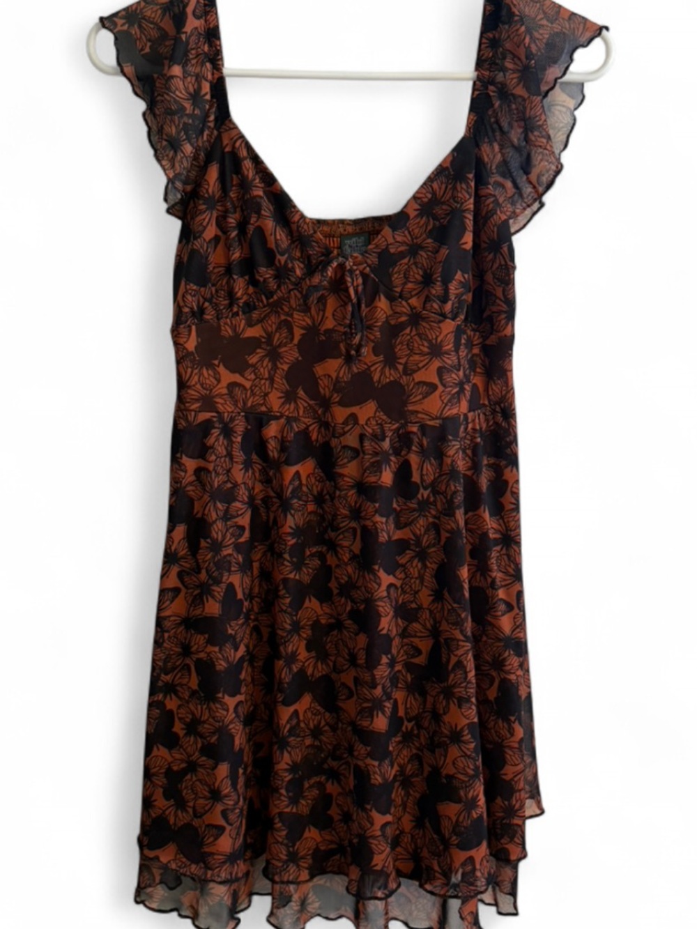 wild fable Rust Brown Smocked Dress